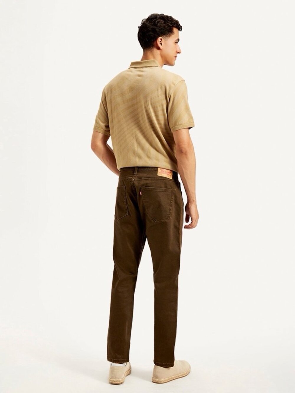 Levi's 512 Slim Straight  Leg Men  Brown  Denim Jeans Size 34x29 Vintage